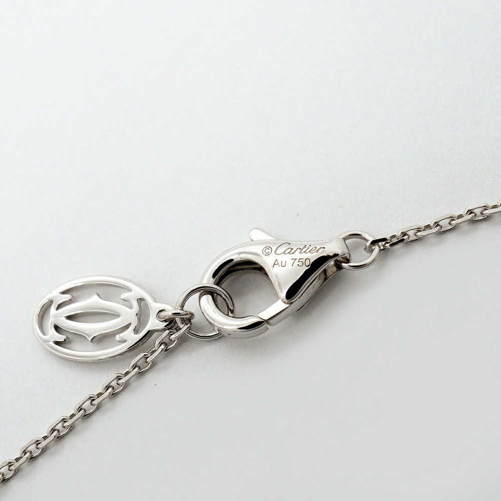 Cartier Solitaire Necklace, 1PD (18K White Gold), Diamond, Ladies' - Picture 4 of 8